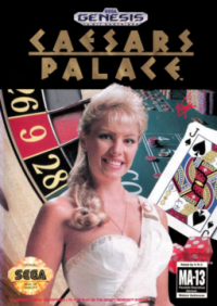 Caesar's Palace Sega Genesis US box art